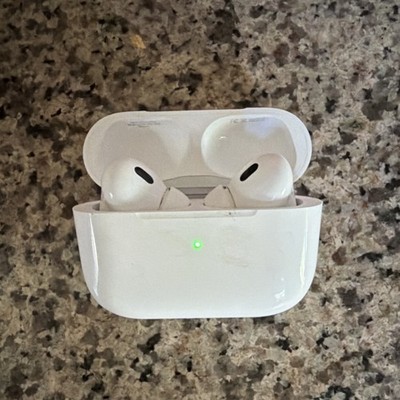 Authentic Apple AirPods Pro 2 Wireless Earbuds White with Charging Case & Mic