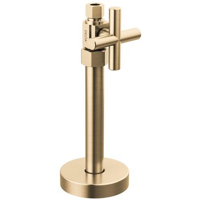 Delta Faucet 1/2'' x 3/8'' Straight Supply Stop Valve with Contemporary Handle