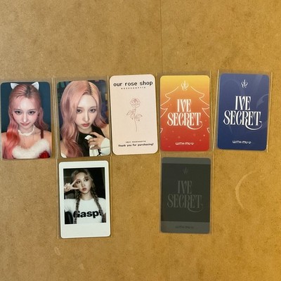 IVE SECRET 4th EP Album Withmuu Christmas Lucky Draw LD Official