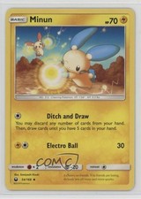 Minun Pokémon Sun & Moon Celestial Storm #54