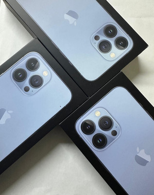 OEM Apple iPhone 13 Pro Sierra Blue Empty Box  Lot of 5  No Phone Included