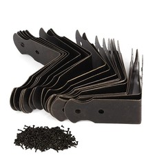 BQLZR 1.57x0.7 Antique Decorative Vintage Box Corner Guards Large, Bronze