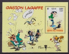 France 2001:Bloc fête du timbre "Gaston Lagaffe" : BF34 3371 -neuf ** NMH