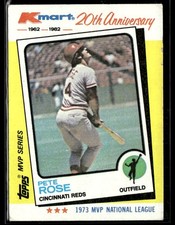 1982 Topps Kmart 20th Anniversary AL & NL MVP's #24 Pete Rose 2801C