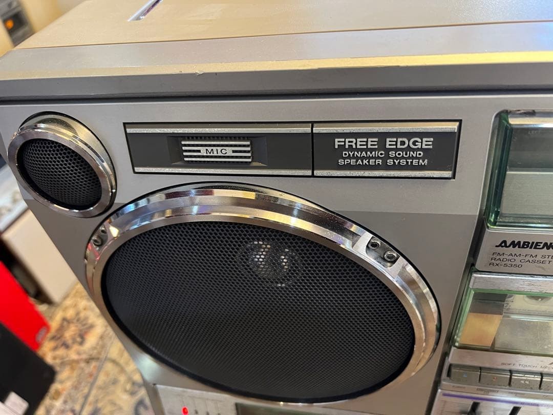 National Panasonic RX-5350 Boombox Radio Cassette Recorder Vintage