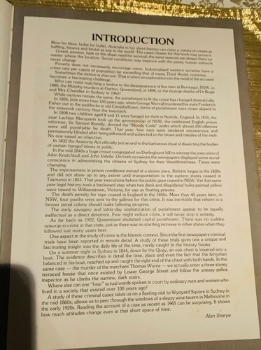 Australian Crimes: An Illustrated History – Alan Sharpe (1979 First Edition) HC - Foto 19 di 24