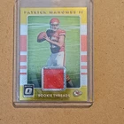 2017 Panini Donruss Optic Rookie Threads Patrick Mahomes I I #7