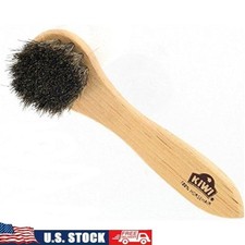 Premium Horsehair Brush Wooden Handle Detailed Cleaning  Grooming Tools New
