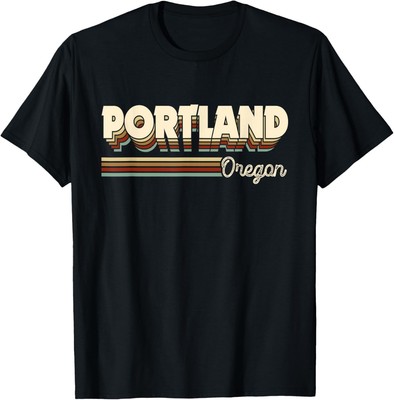 Retro Portland Oregon Souvenirs And Gifts For Men Women Kids T-Shirt Hoodie