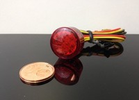 Mini-Led RüCklicht Rund, Rot, E-GeprüFt