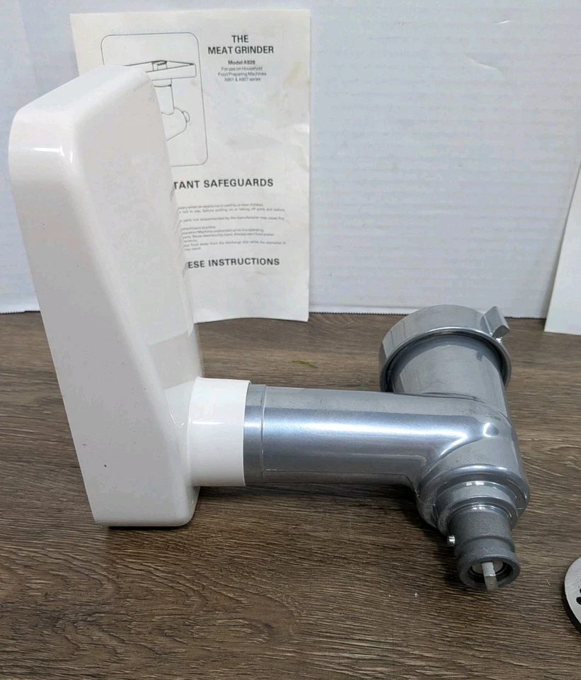 Kenwood Mixer Attachments A920 Meat Grinder & Sausage Filler Adapter Genuine  - Image 4 of 4