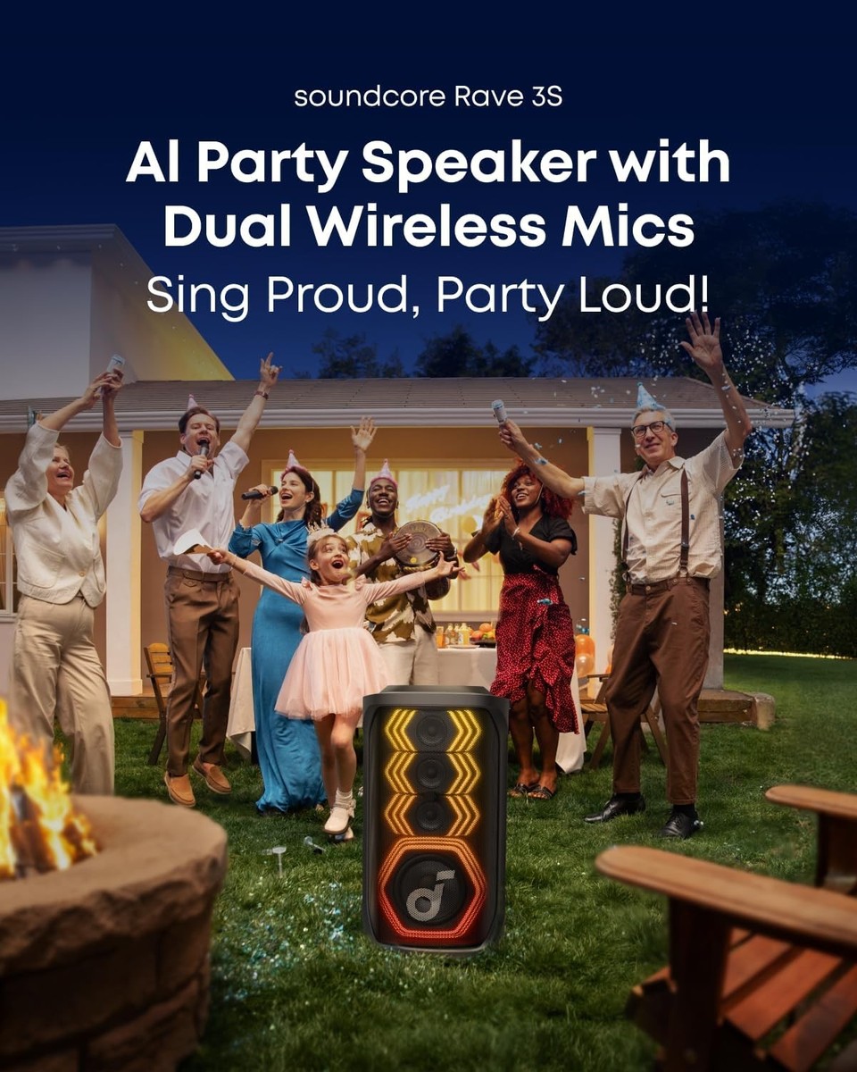 Soundcore Rave 3S 未開封　イベントに！ Buy soundcore Rave 3S AI Party Speaker with 2 Wireless Microphones