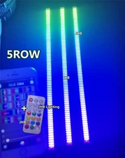 JHB 3PCS 4FT 5ROWS Remote APP CHASING LED Strips Lights for Slingshot UnderWheel