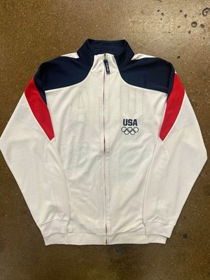 Vintage Y2K Team USA Olympic Track Jacket Mens Medium Full Zip 2012 Olympics
