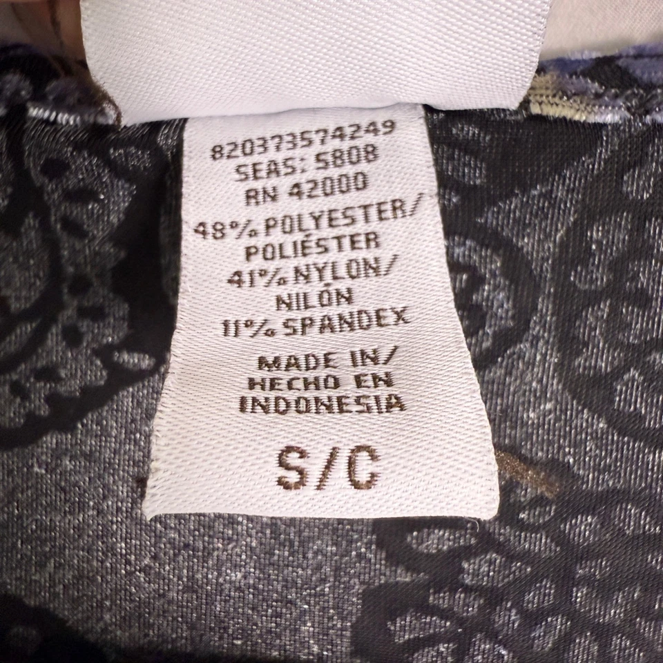 Винтажный бархат выгорания Топ женщин Sz S Павлин Fairycore прихоти фея гранж - Изображение 4 из 4