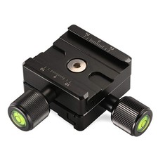 50mm DB50 Twin Double Duplex Clamp Set QR Plate Bidirectional Arca/RRS
