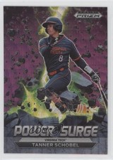 2022 Panini Prizm Draft Picks Power Surge Purple Wave Tanner Schobel #PS-TS n0c