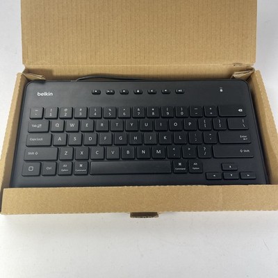 Belkin Keyboard for iPad w/ Lightning Connector Black B2B124 New Open Box