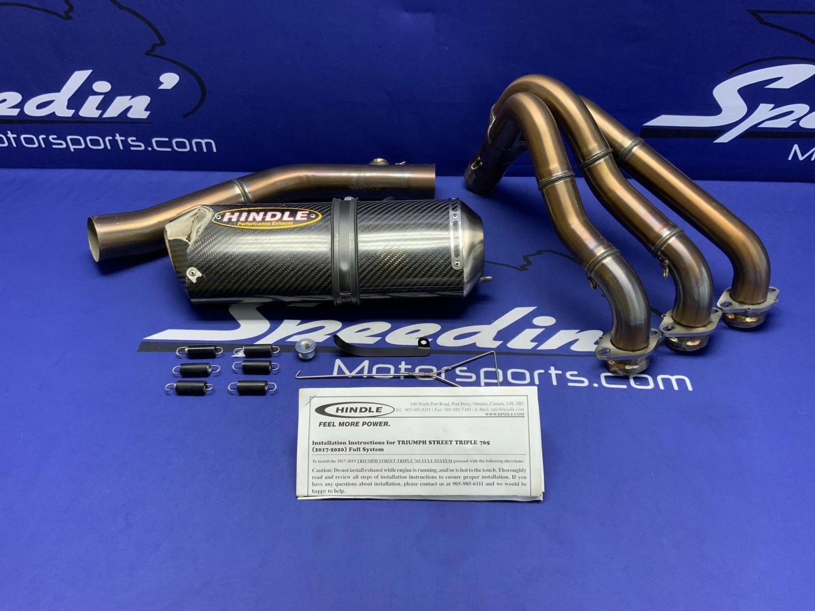 Triumph Hindle Exhaust System Street Triple 765 2017-2025 ST765SS