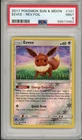 2017 Pokemon Sun & Moon Base Set Eevee Reverse Foil Holo #101 PSA 9