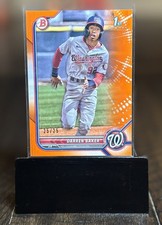 Darren Baker 2022 Bowman Prospects Orange Border /25 BP-131 Washington Nationals