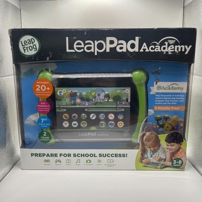 NEW Damaged Box LeapFrog LeapPad Academy Kids Learning Shatter Safe Tablet 7 