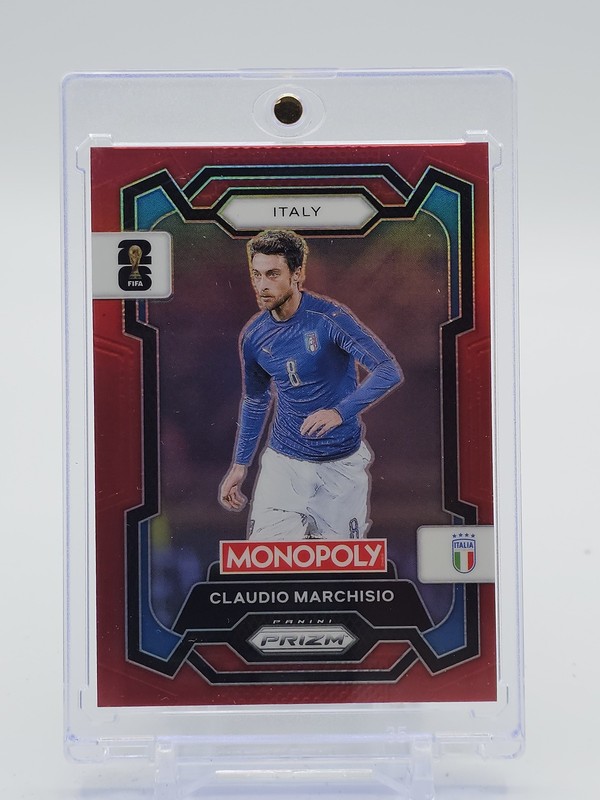 CLAUDIO MARCHISIO 2026-27 PRIZM MONOPOLY FIFA WORLD CUP RED #38 Q7420