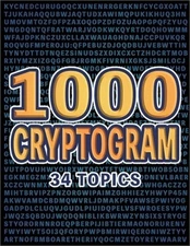 1000 Cryptogram Puzzle Book: Decipher the Code, A World of Puzzles Across Divers
