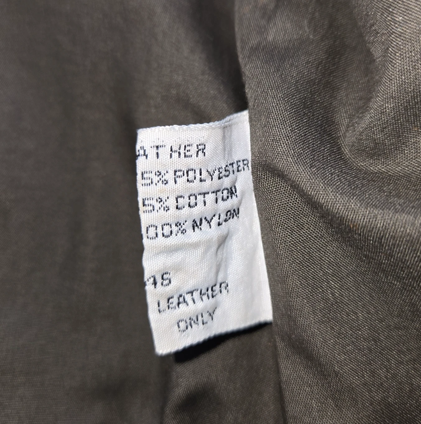 Vtg Aeropostale Compagnie Generale Leather Bomber Jacket Size 46 1980s 90s - product detail image 15