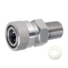HMKUGO 1/8 BSPP Male to 8MM Female Quick-Disconnect Inch,