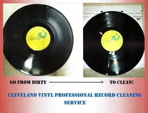 Professional Record Cleaning Service, Ultrasonic Machine Cleaned+VPI 5 records