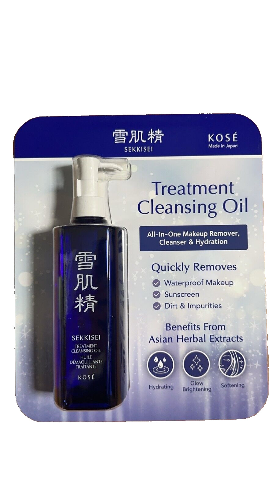 Kose Sekkisei Treatment Cleansing Oil All in One Makeup Remo