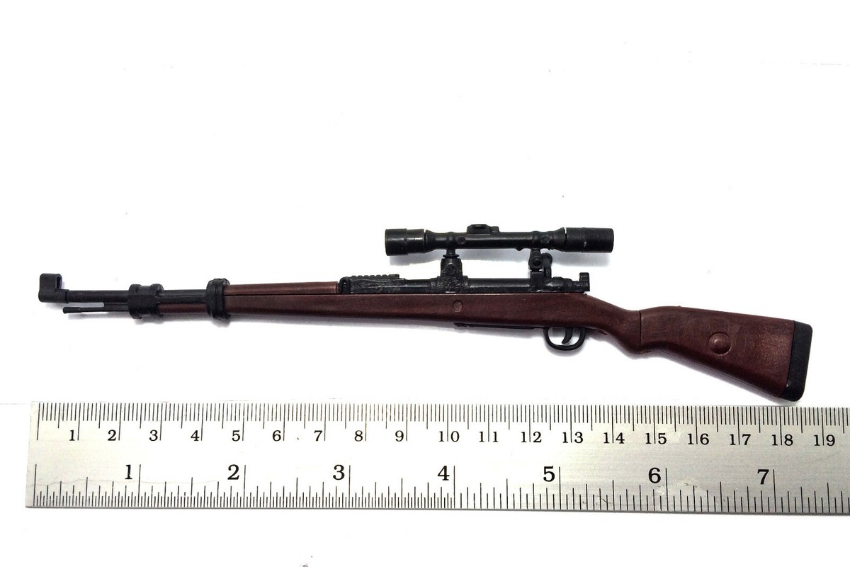 1/6 Scale Kar 98K Karabiner Bolt Action Rifle WWII Nazi German