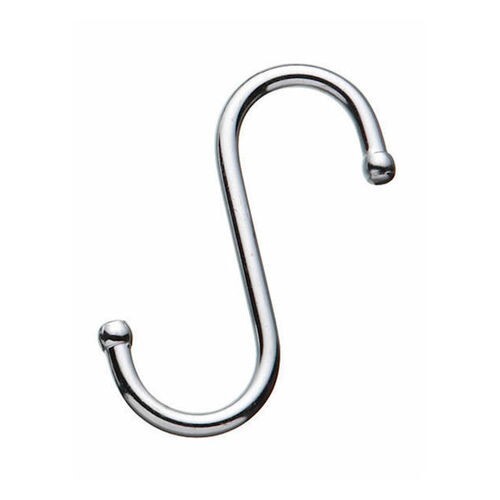S Shaped Kitchen Hanging Hook Storage Hooks Hangers Steel Chrome Plated 10cm - Picture 1 of 1