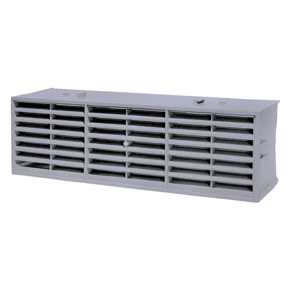 Rytons Airbrick-Abdeckung, Weiß, 22,9 X 7,6 Cm – Schutz Für Lüftungsöffnungen