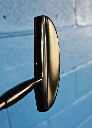 CUSTOM BLACK SPALDING T.P.M. 2 PUTTER BLACK SHAFT NEW SUPER STROKE GRIP 35" - Picture 4 of 6