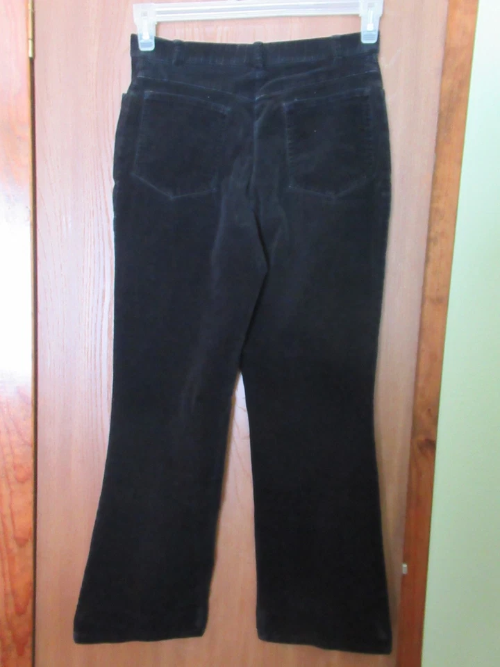 TRIBAL 女式 6P 黑色弹力小 Wale 灯芯绒裤子 r — 第 3/4 张图片