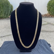 Gold Chain 14k Gold Cuban 30in 8mm