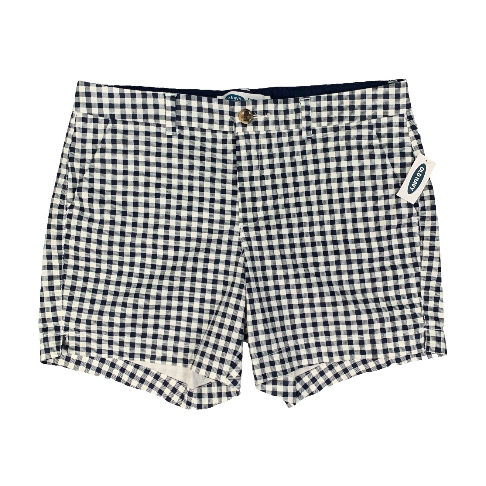 Pantalones Cortos de cuadros de algodón Old Navy para Mujeres