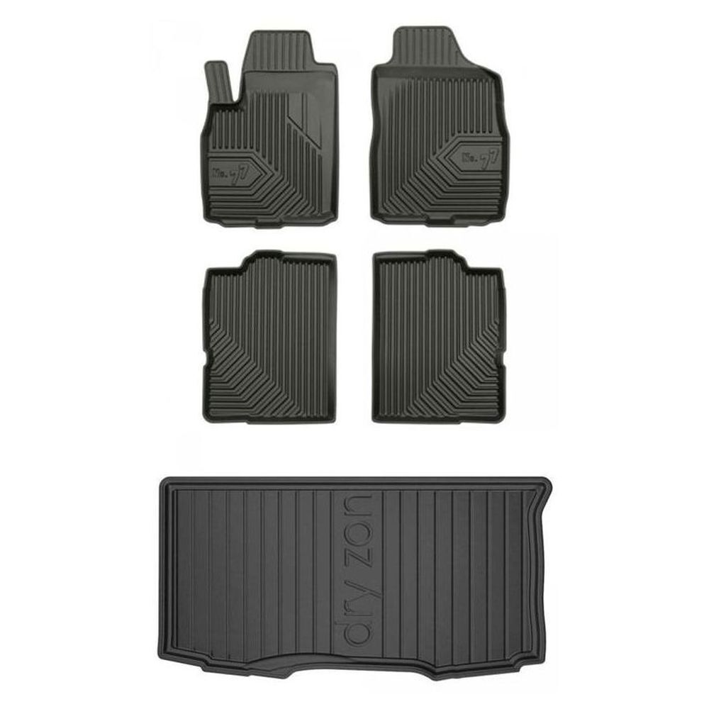 Set di tappetini e stuoie si adatta per Fiat Panda II 2003-2012