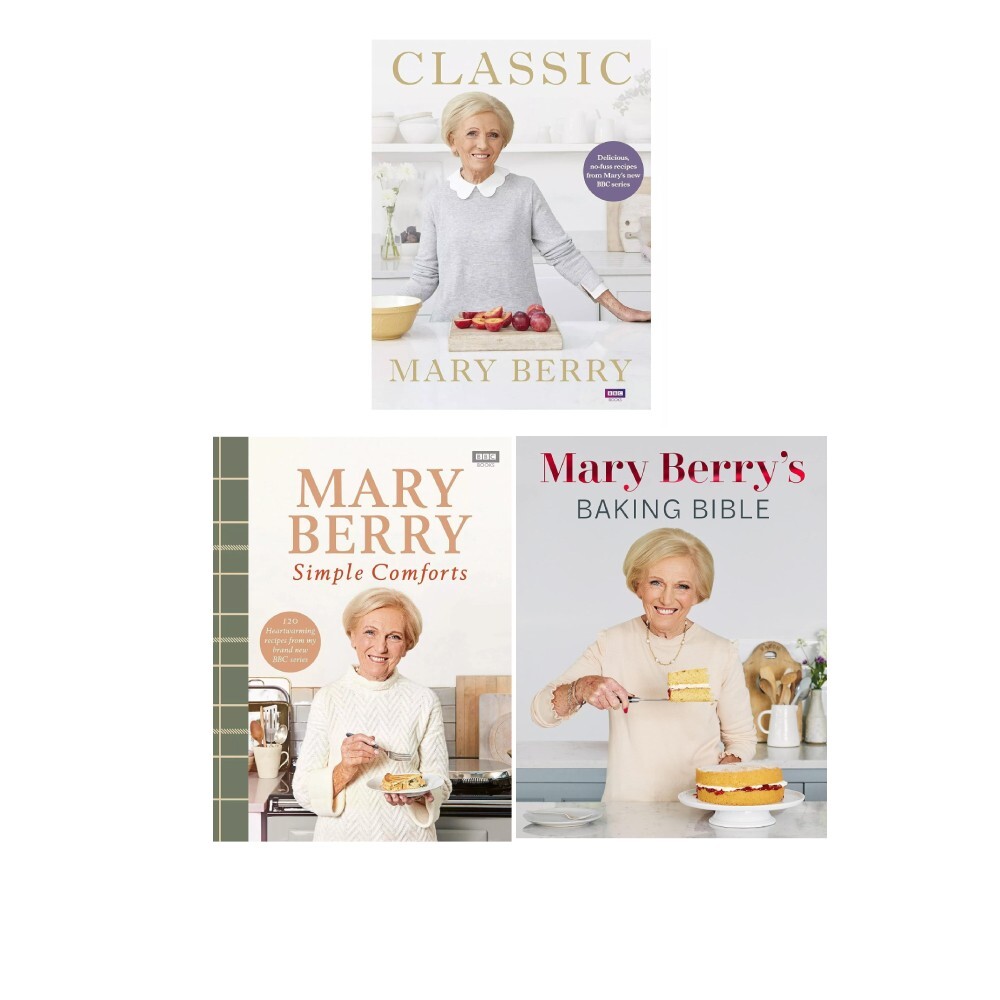 Mary Berry Collection 3 Books Set (Classic, Simple Comforts, Baking Bible) HB