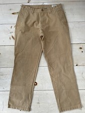 Vintage Orvis Heavy Cotton Twill Workwear Hunting Hiking Pants Tan Size 36 x 32