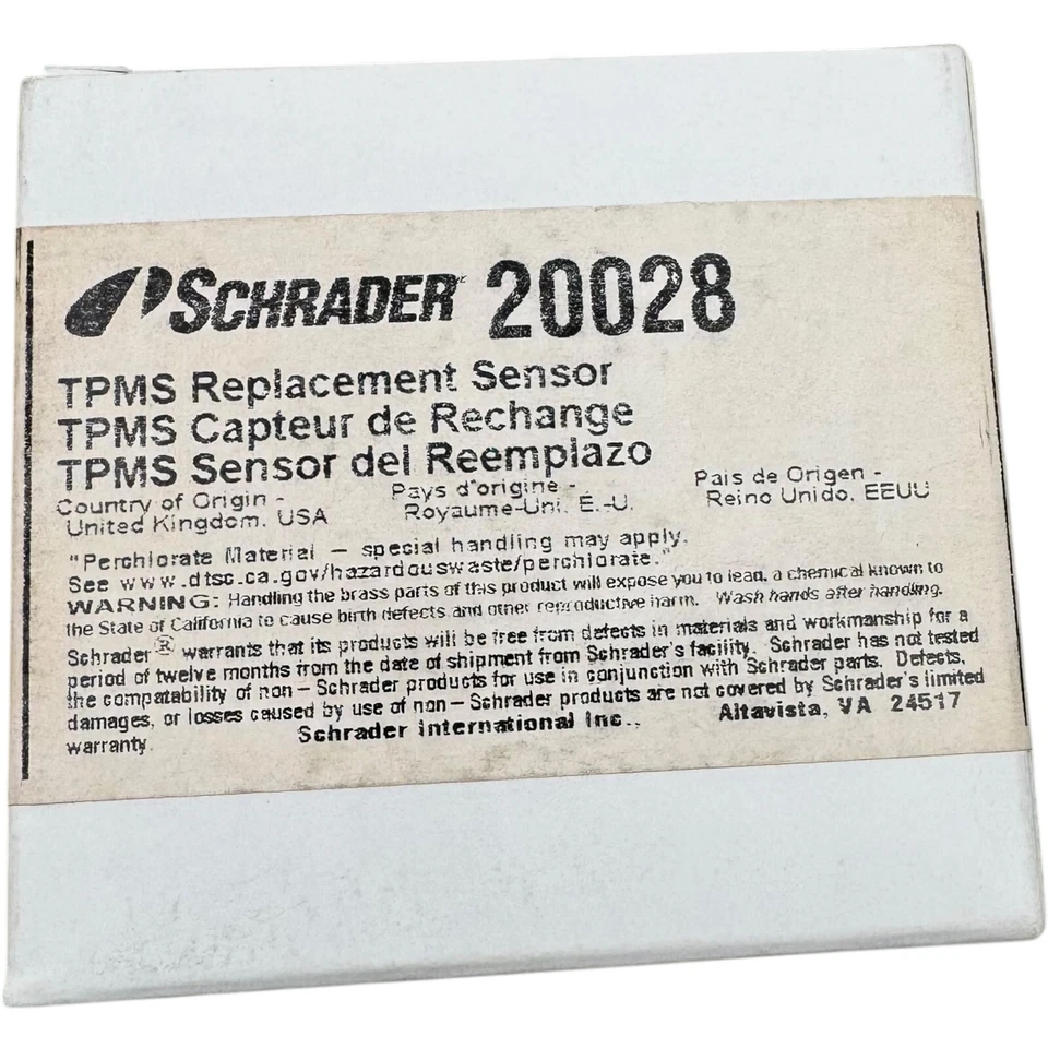 Sensor TPMS Schrader 20028 para Chrysler Mitsubishi LOTE DE 2 - Imagem 2 de 4