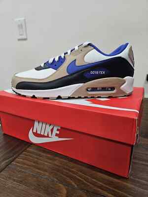 新品NIKE AIR MAX 90 GTX 29cm fd5810-100 Nike Air Max 90 GTX Gore Tex 'Lapis' Hemp Black FD5810-100