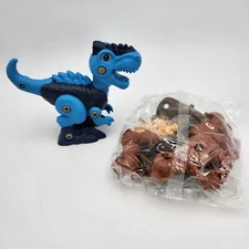 Assemble A Dinosaur Kit Toy Blue One Built Brown One Sealed Ready To Assemble