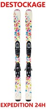 Kinder-Ski Gebraucht TECNO PRO "SWEETY" 120 cm Rosa mit Bindungen