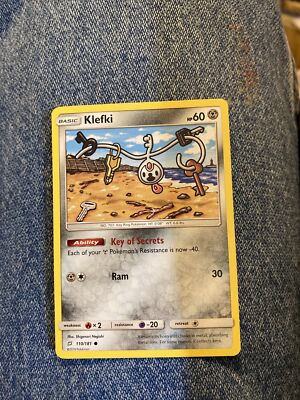 POKEMON Trading Card Basic Klefki HP60 Key of Secrets Ram 110/181