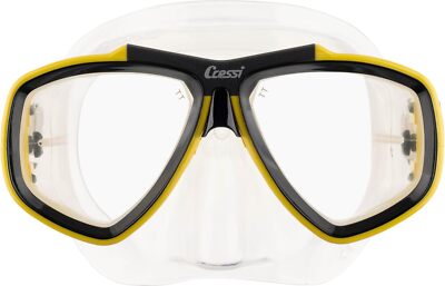 Cressi Mask for Scuba Diving, Snorkeling & Spearfishing | Focus: Made in Italy