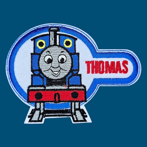THOMAS EL TANQUE MOTOR NOMBRE FRONTAL TREN AZUL DIBUJOS ANIMADOS SERIE DE TV PLANCHA EN PARCHE - Imagen 2 de 5