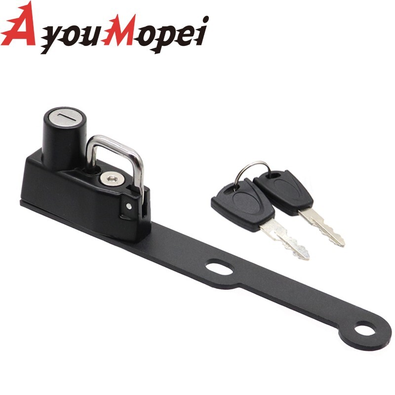 Harley Helmet Lock GUAIMI License Plate Helmet Security Lock With